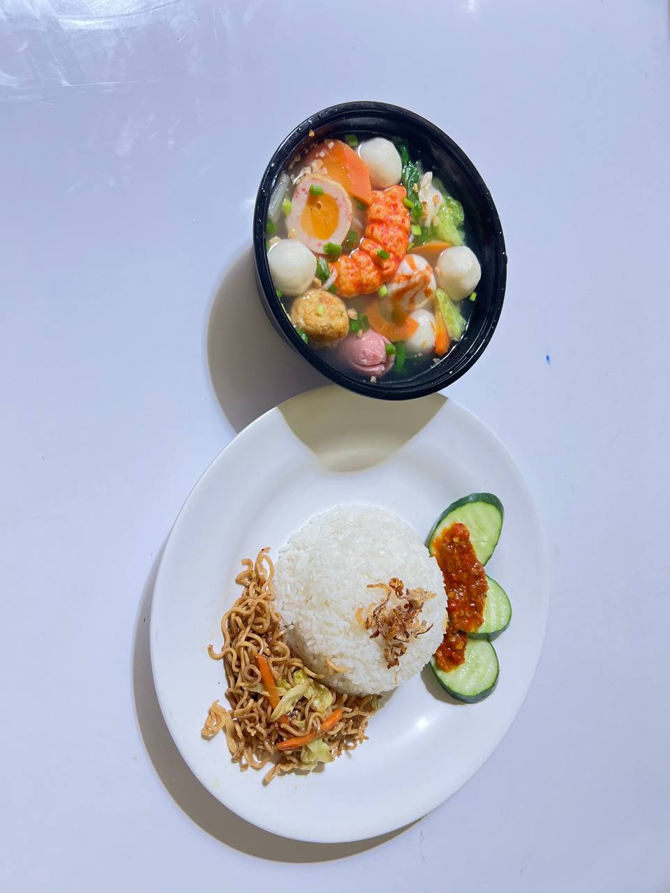 Nasi Sop Steambot Ayam